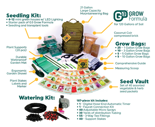 Bug Out Garden - Complete Kit